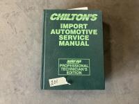 Chiltons Import Automotive Service Manual