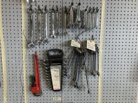 Various Standard & Metric Wrenches, Ratchet Wrenches, Pipe Wrench