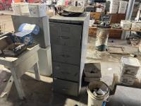 4 Drawer Cabinet with Used Ignition Coils and Modules