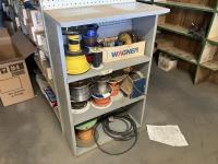 Assortment of Wire & Wood Stand
