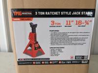  TMG Industrial TMG-AJS03  (2) 3 Ton Jack Stands