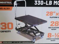  TMG Industrial TMG-ALS01 330 lb Mobile Scissor Lift Table