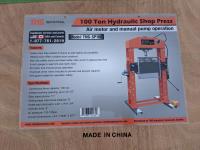TMG Industrial TMG-SP100 100 Ton Capacity Hydraulic Shop Press