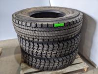 (3) Grizzly 11R22.5 Tires