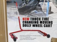 Truck Tire Changing Moving Dolly Wheel Cart 