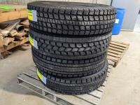 (4) Grizzly 11R22.5-16PR Tires