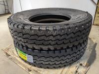 (2) Grizzly 11R22.5-16PR Tires