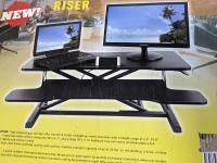36 Inch Adjustable Standing Desk and Desk Riser 