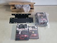 (2) Sets LED NHCAT-9006 Headlight Bulbs with Decoder Kit and (1) License Plate Bracket