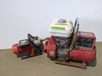 Red Lion 1-1/2 Inch Electric Water Pump and Honda EG1500 Generator