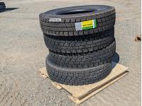 (4) Grizzly Tw01 11R24.5 Snow Tires