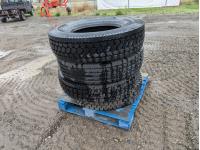 (4) Grizzly 11R22.5 Tires