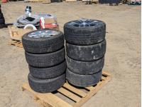 (8) Aluminum Wheels W/Tires