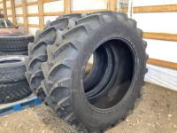 (2) Agri Max 620/70R46 Tractor Tires