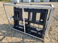 Hydraulic Side Shift Pallet Forks - Skid Steer Attachment