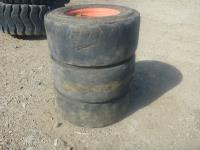 (3) 12-16.5 Life Master Skid Steer Tires
