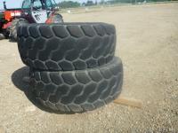 (2) Bridgestone 23.5-25 Radial Tubeless Tires