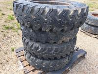 (4) 8.25-20 Tires On Steel Rims