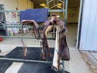 Steve Charpentier Maker 16 Inch Western Saddle w/ Saddle Blanket