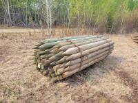 (70) 4-5 Inch X 8 Ft Treated Posts