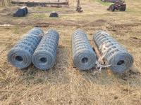 (4) Rolls of Tree Island Tough Strand Steel Game Fence