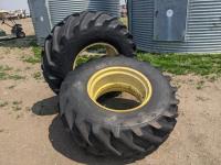 (2) 18.4-26 Tractor Tires On Rims