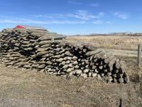 (330)- 6-7 Inch X 8 Ft Used Fence Posts