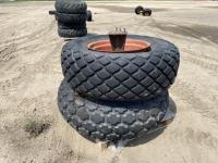 (2) Tires W/Rims, Hubs, Axles