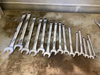 15 Piece Metric Size Open End Wrench Set