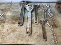 (8) Various Sized Crescent Wrenches