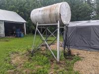 500 Gallon Dual Compartment Fuel Tank with Stand