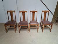 (4) Refurbished Chairs with Padded Seats