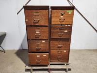 (2) Office Specialty Mfg Co.  Filing Cabinets