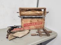 Canada Dry Crate, Seeder, Clamp and Paper Dispenser