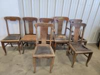 (7) Antique Chairs 