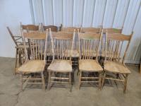 (10) Man of the North (Aka Lion Face) Antique Chairs