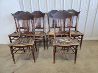 (6) Antique Chairs