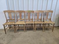(5) Antique Chairs