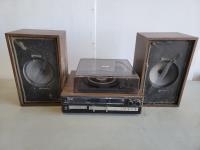 Phillips Record/8 Track Player with (2) Speakers