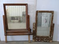 (2) Framed Dresser Mirrors 