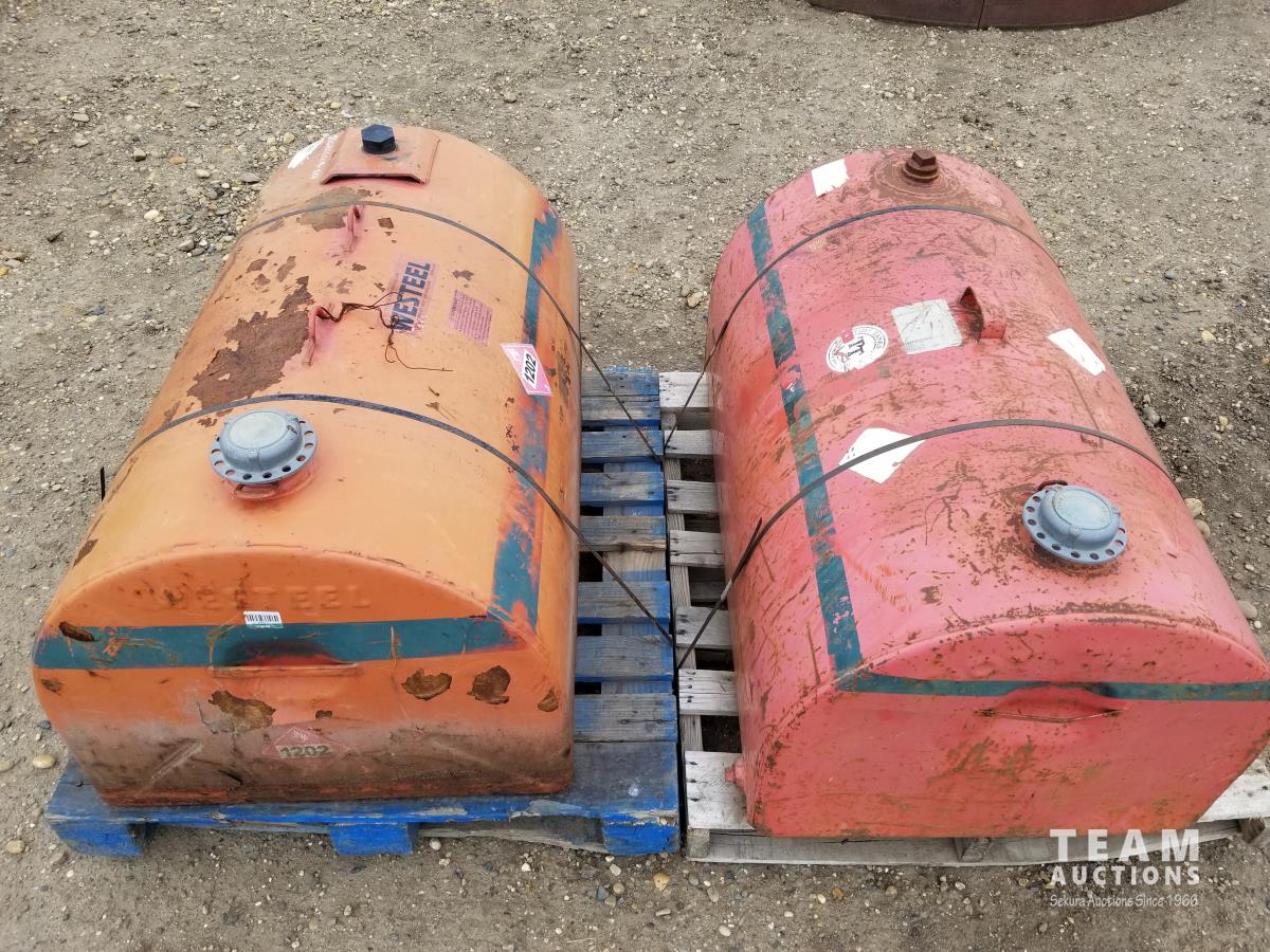 (2) 450 Liter Slip Tanks - 23GA | Team Auctions