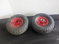 (2) New 4.10/3.50-4 Tires On Rims & Swivel Bar Stool