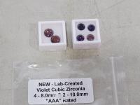 Lab Created Violet Cubic Zirconia