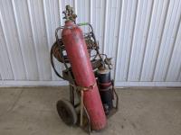 Oxygen Acetylene Cart with Tips and Torches 