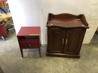 Cabinet and End Table 