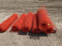 (6) Rolls of 48 Inch Snow Fence 
