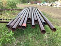 (10) Various Lengths of 5-1/2 Inch Pipe and (1) 4 Inch 