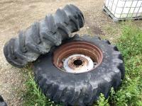 (2) 16.9X30 Tractor Tires On Rims