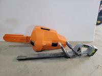 Stihl Chainsaw and Earthwise Hedge Trimmer 