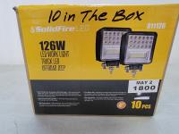 (10) Piece Solidfire 126W LED Work Light 4 Inch 